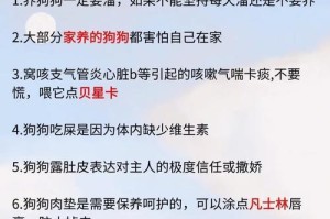 狗狗肺炎（了解狗狗肺炎康复过程的关键信息）